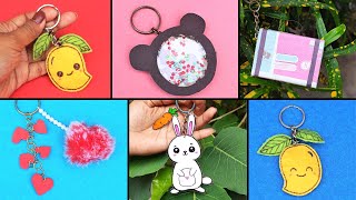 DIY Cute Keychain/How to make your own keyring at home/Best out of Waste screenshot 2