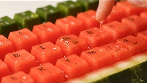 Which Ai keyboard would you choose? ASMR relaxation video google veo3 Ai satisfying relaxing sleep 