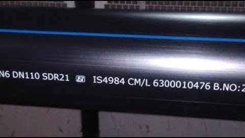 RN Mark E1-18 Printing on black pipe with pigmented white ink