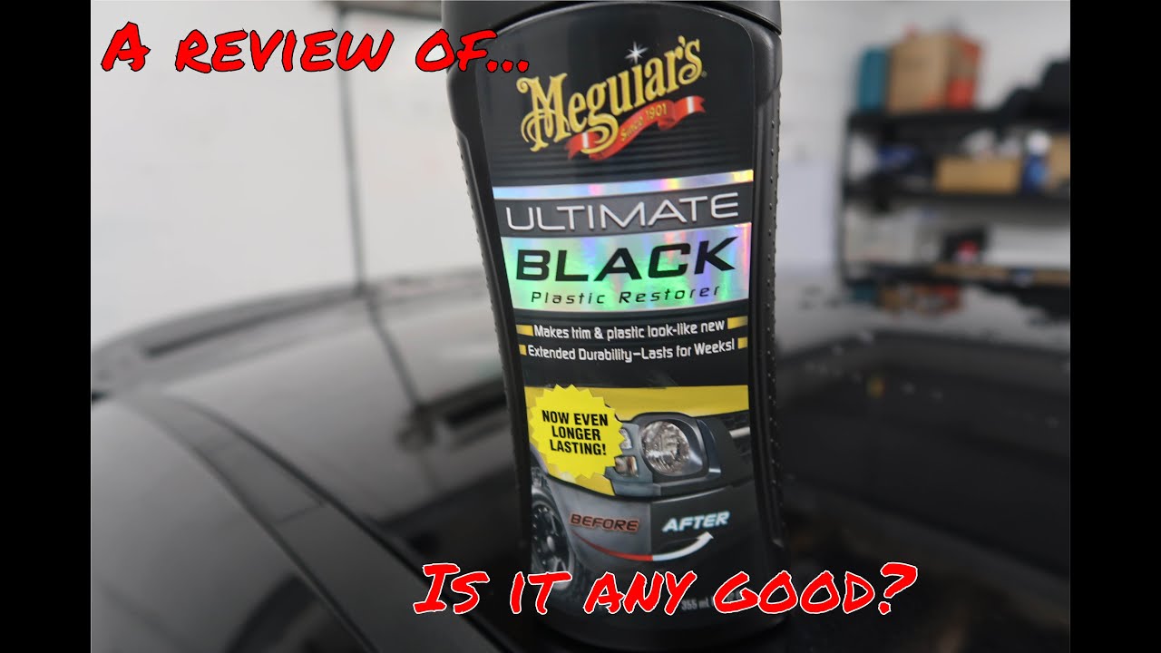 Meguiar's G15812EU Ultimate Black Plastic Restorer Trim Restorer 355ml -  Review 