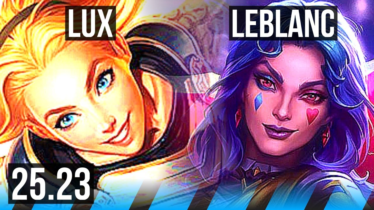 LUX vs LEBLANC (MID) | 10/2/21 | KR Master | 25.23