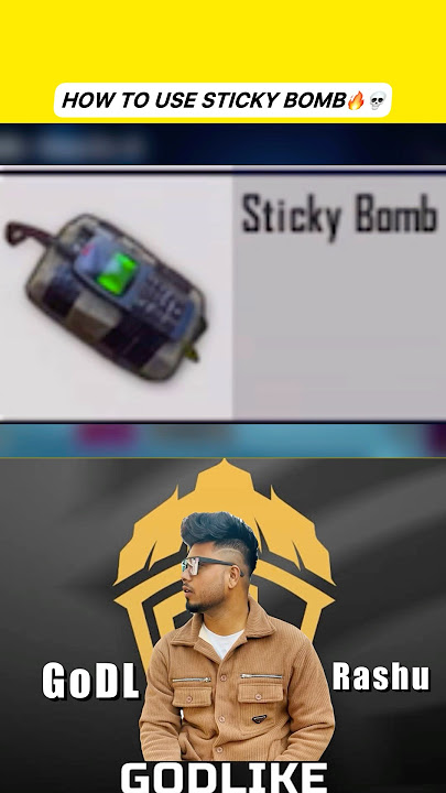 HOW TO USE STICKY BOMB🔥💀 #esportsindia #mobilegaming #bgmi #pubgmobile #gaming #pubgm #shorts #1v4