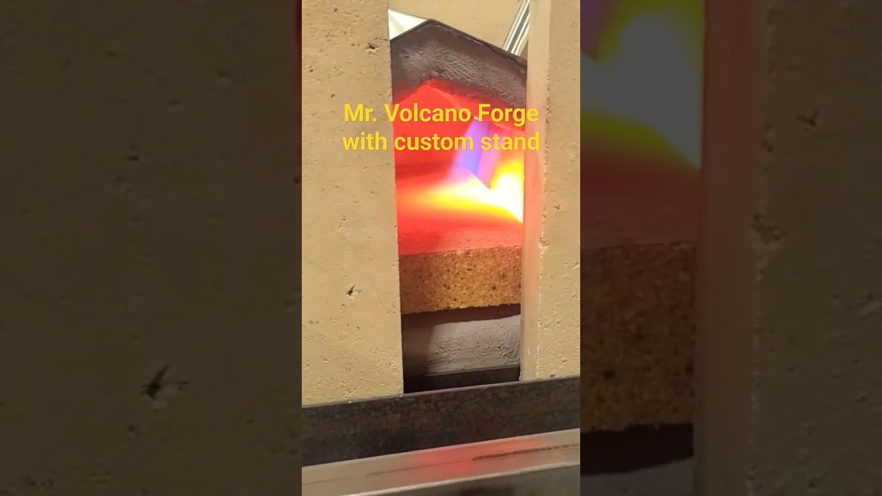 Got the stand built for the Mr. Volcano!, By JAK Hammer Creations / JMP  Forgeworks