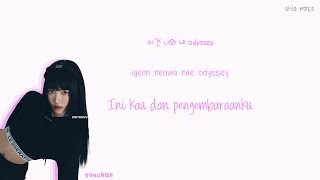 LE SSERAFIM (르세라핌) Fire in the belly [Han/Rom/Ina] Color Coded Lyrics Lirik Terjemahan Indonesia