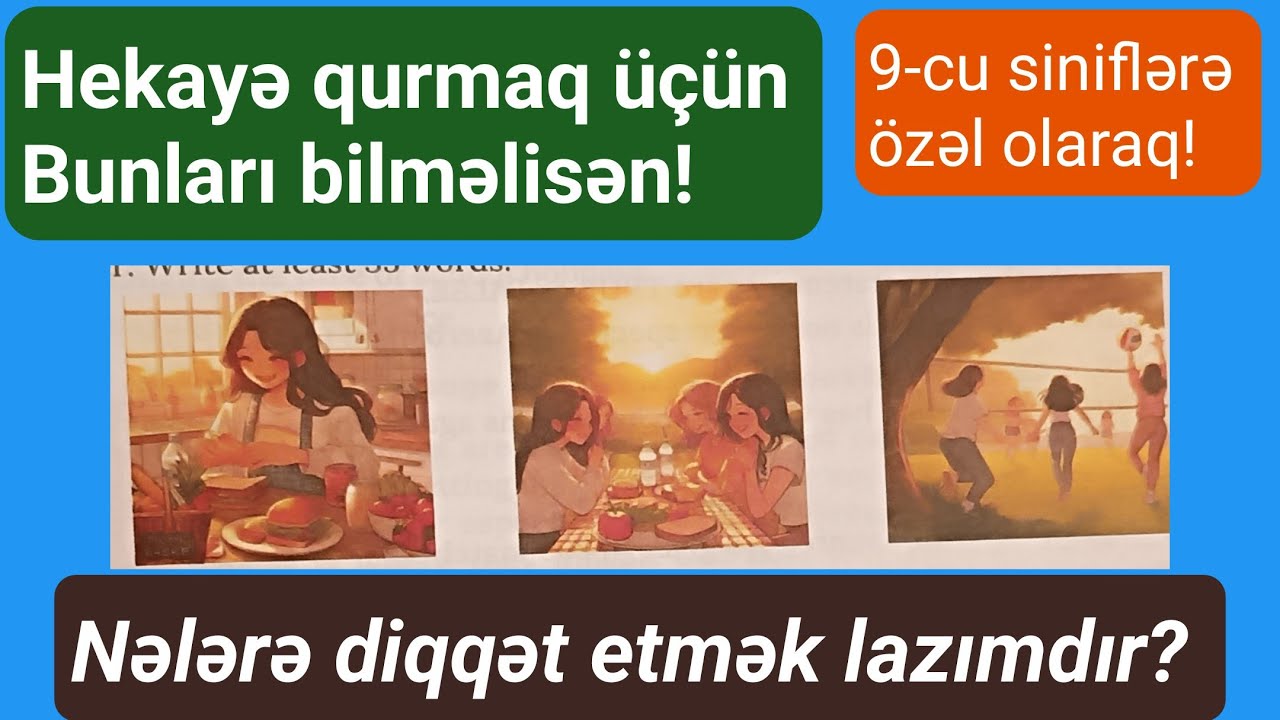 ESSE YAZMAQ QAYDASI İNGİLİS DİLİ😎/ esse yazmaq / 9 cu sinif esse yazmaq/ hekayə qurmaq 9 cu sinif