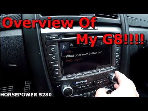 วีดีโอ: รถปอนเตี๊ยก g8 มีเครื่องยนต์อะไร?
