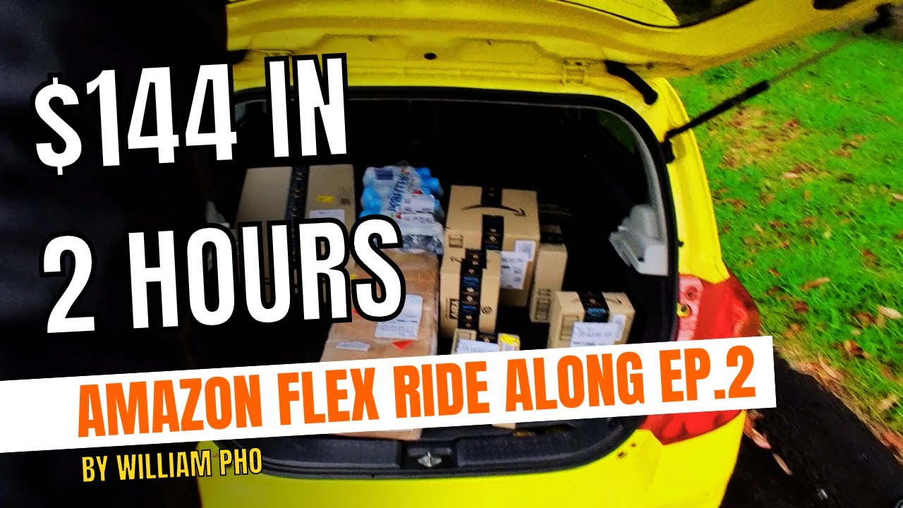 I made $144 in 2 hours! | Amazon Flex Ride Along Ep 2 | POV