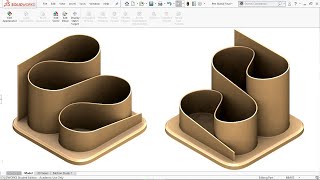 Exercise 91: How to make a 'Pen Stand' in Solidworks 2018