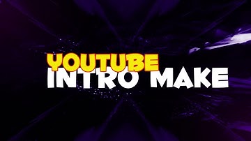 How to Maker A Youtube Intro In Kinemaster | Tech editro Tv