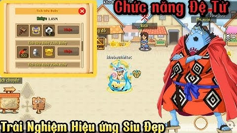 Htth Lậu Mới Sever Test Miễn phí 10 Triệu Coin Up Skill Siêu nhanh Chức năng Đệ Tử Review Hiệu ứng