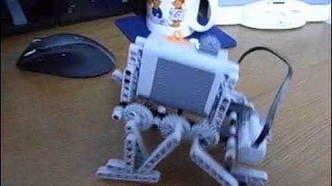 4 Legs Robot with Lego Technic 8293 Power Function Type B 4