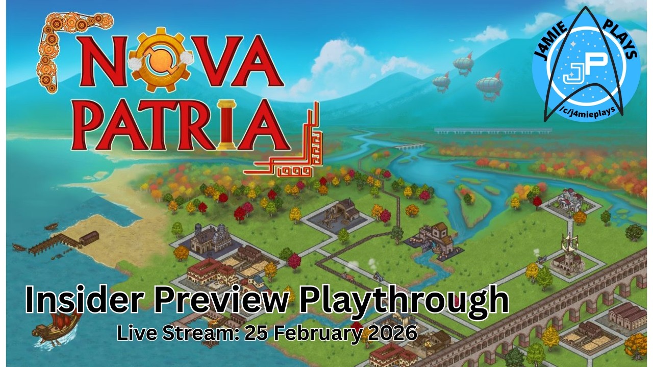 Nova Patria - Roman Empire Meets Steam Power | Colony/Resource Management Game | Insider Preview