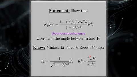 Problem 12.40 - Relativistic Mechanics, Dynamics: Introduction to Electrodynamics