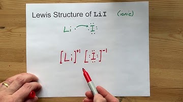 Draw the Lewis Structure of LiI (lithium iodide)