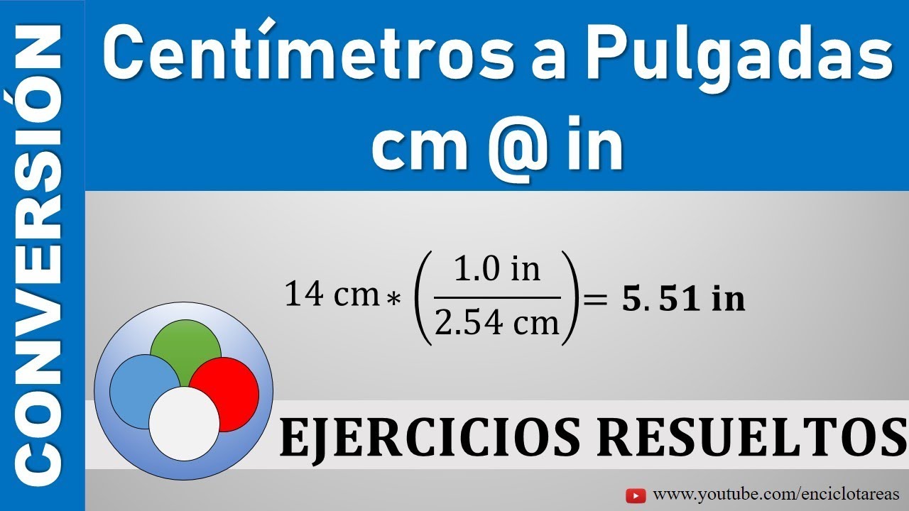 Convertir Centímetros a Pulgadas con una Regla (A)