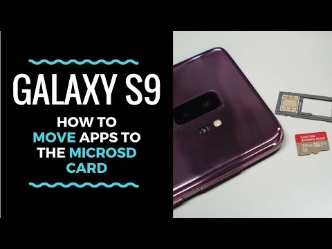 Galaxy S9 : 앱을 MicroSD 카드로 이동하는 방법