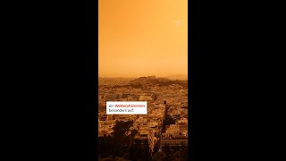 Wüstenstaub verhüllt Athens Akropolis | DER SPIEGEL