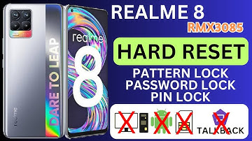 REALME 8 ( RMX3085 ) HARD RESET|| PATTERN,PASSWORD,PIN UNLOCK WITHOUT PC 2024 NEW TRICK