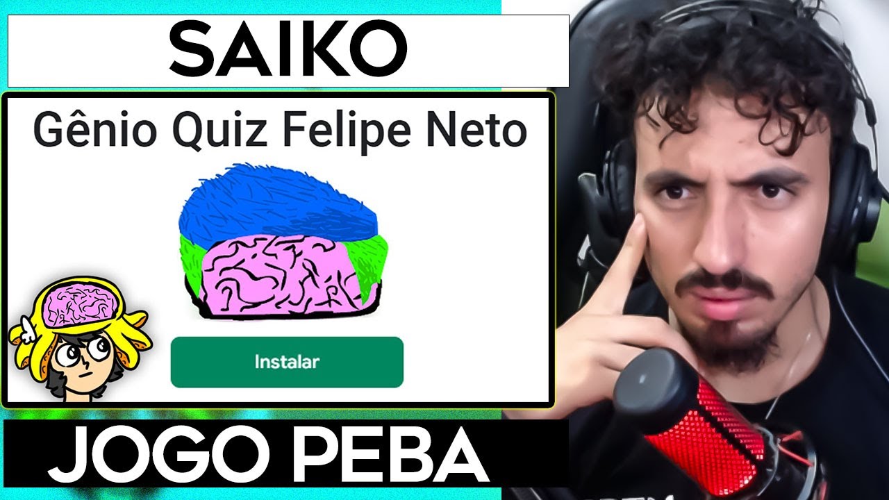 felipe neto jogando genio quiz #felipeneto #jogo #quiz #games #viral