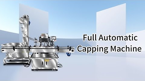 Nenosun Full Automatic Capping Machine High Speed  Shampoo Cosmetic Bottles Cap Screwing Capper