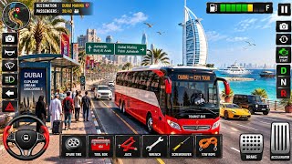 Dubai Bus Simulator 🚌 | Picking Up Passengers from Station & Dropping Them at Hotel! 🌴 screenshot 1