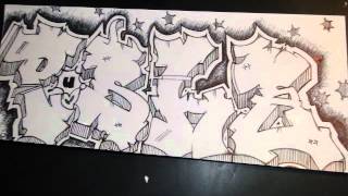 SketchBook Graffiti 2012 Black&White by Arsel!
