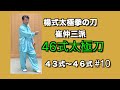【TAO(道)】ルビンの壺で認識の変更 無極と太極の両方を認識する 楊式太極拳の刀 46式太極刀