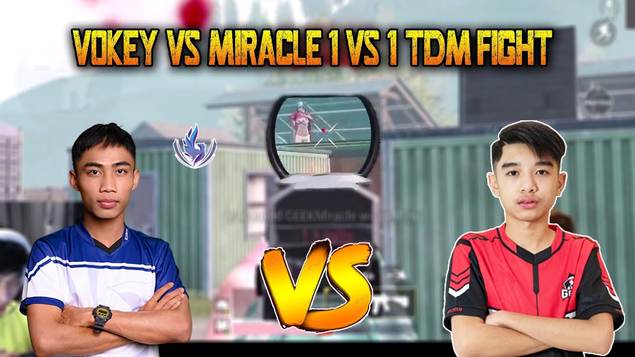 Vokey VS Miracle 1 VS 1 TDM Fight | Just Happiness TDM Gameplay | PUBG ...