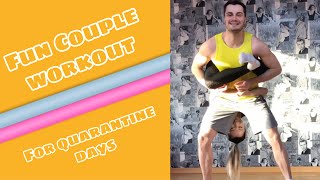 Fun Couple Workout For Quarantine Days