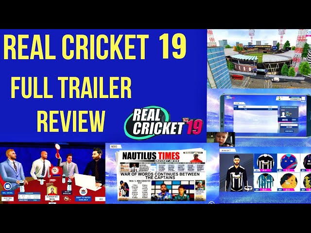 🔥 Real cricket 19 !! Official trailer review , amazing features , release date class=