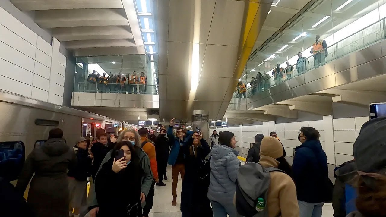 FIRST LIRR to Grand Central Madison Jamaica-GCM, 1-25-23, raw video only, 1440p60 GoPro8