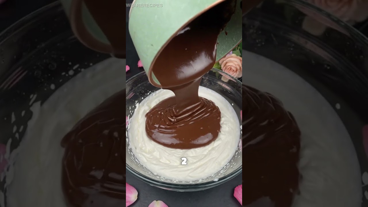 Only 3 Ingredients! Delicious Chocolate Ice Cream in 5 Minutes! #easyrecipe