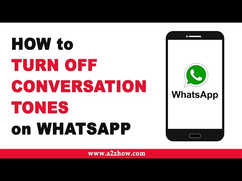 WhatsApp(Android)에서 대화음을 끄는 방법