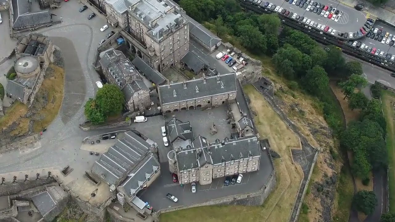 Edinburgh Castle and City by DRONE.  AMAZING  Aerial Views! - Edinburgh Scotland - ECTV