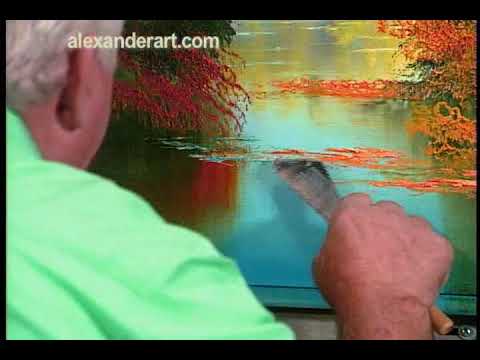 William Bill Alexander paints Fall River part 3/3 ...