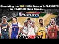 Next NBA Season & PLAYOFFS Simulated on NBA2K20! (Live Games)