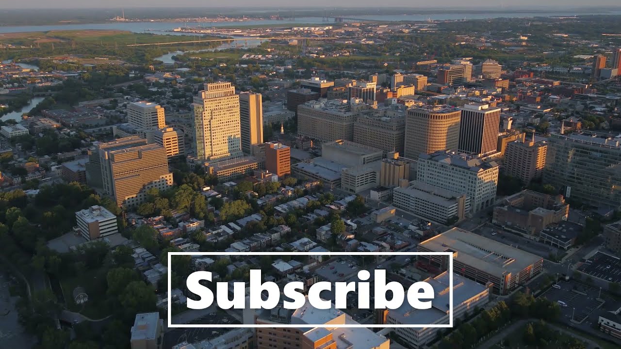 Delaware Wilmington, USA, Drone Footage From Above, A Travel Tour UHD