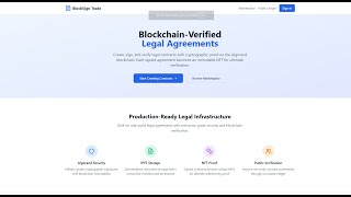 Welcome to the Future of Global Trade | BlockSign Trade + Bolt.new Hackathon Project 2025