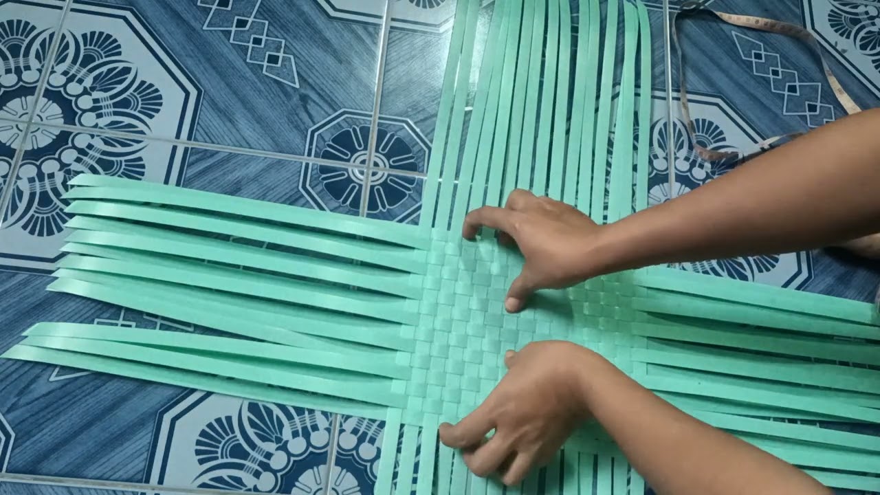 วิธีสานตะกร้าไม่ให้บิดเบี้ยว | พื้นฐานการสานตะกร้า | สำหรับมือใหม่ที่ยังไม่เคยทำ@ตะกร้าสานบ้านนา