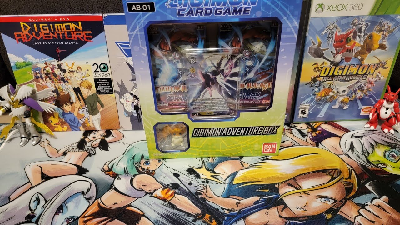 Opening a 2nd Digimon Card Game: Digimon Adventure Box! Patamon Figure