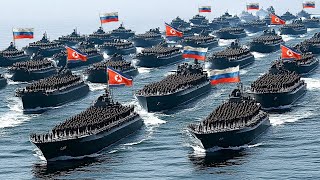 2 MINUTES AGO! 240,000 North Korean-Russian Ships Arriving at Snake Island Destroyed by US - Arma 3