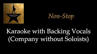 Hamilton - Non-Stop - Karaoke with Backing Vocals (Company without Soloists)