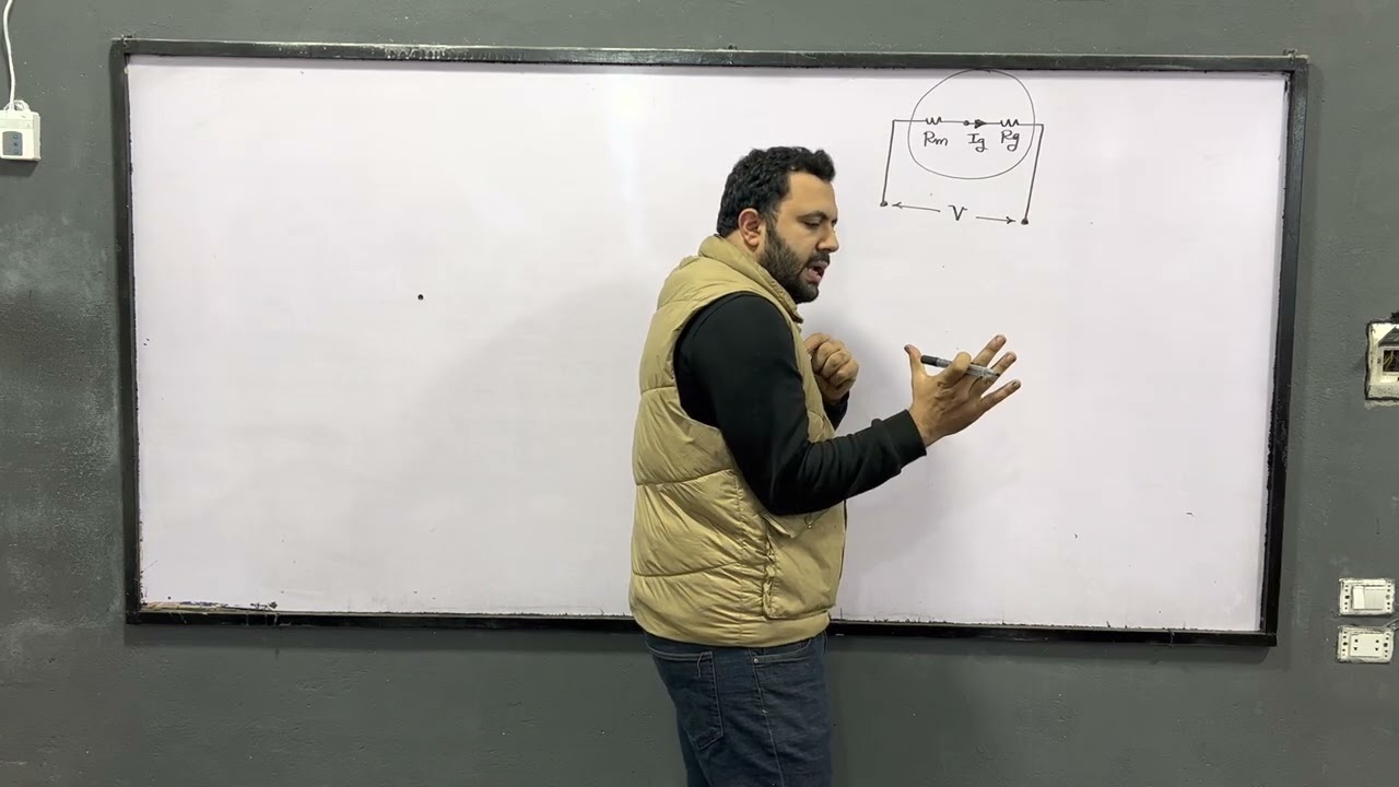 شرح وحل علي الفولتميتر