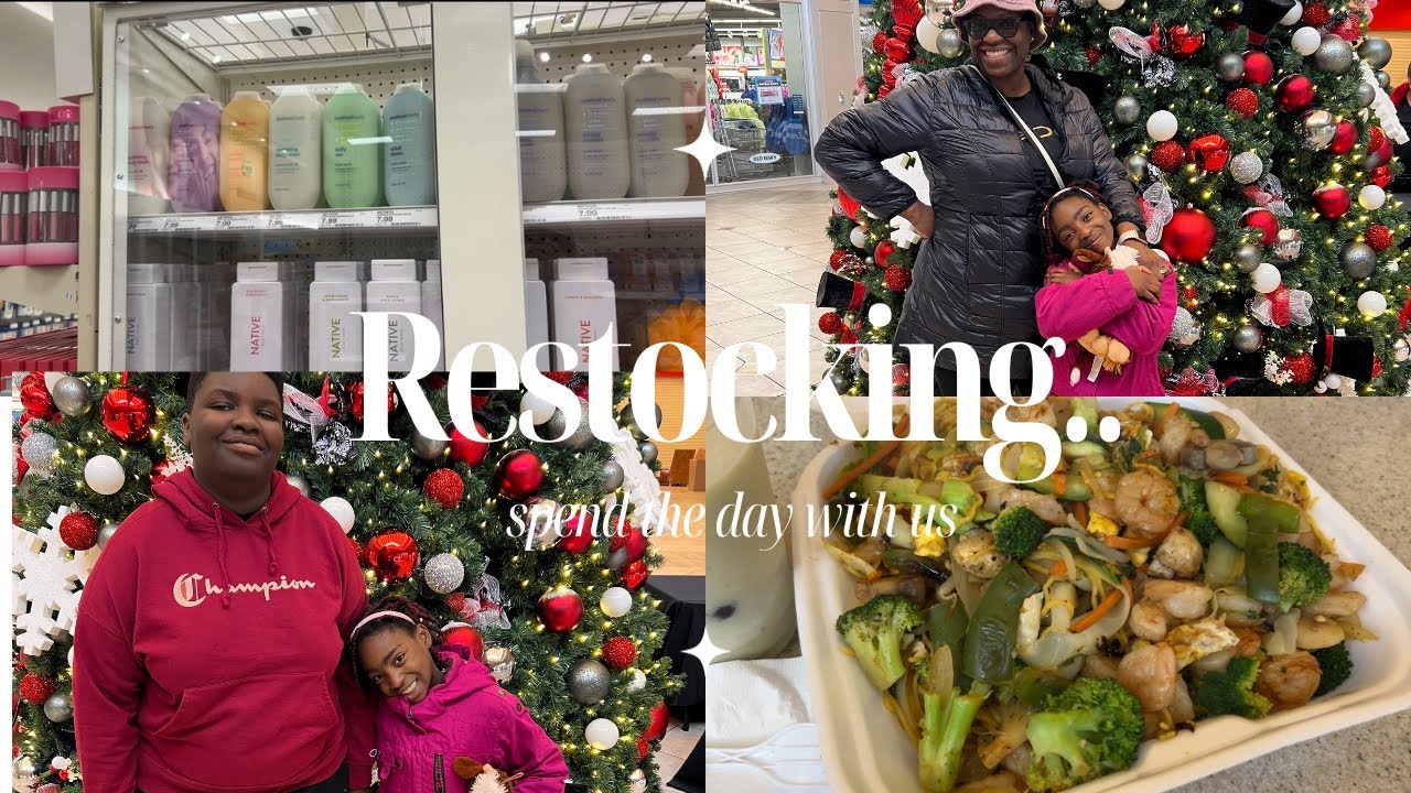 VLOG: Its time to SPEND MONEY..RESTOCKING my House.| Lunch w/KIDS| Empty Storage unit