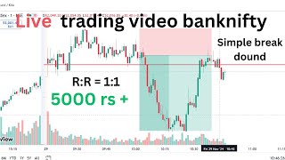  Trading Bank Nifty Nifty Options 29/11/2024