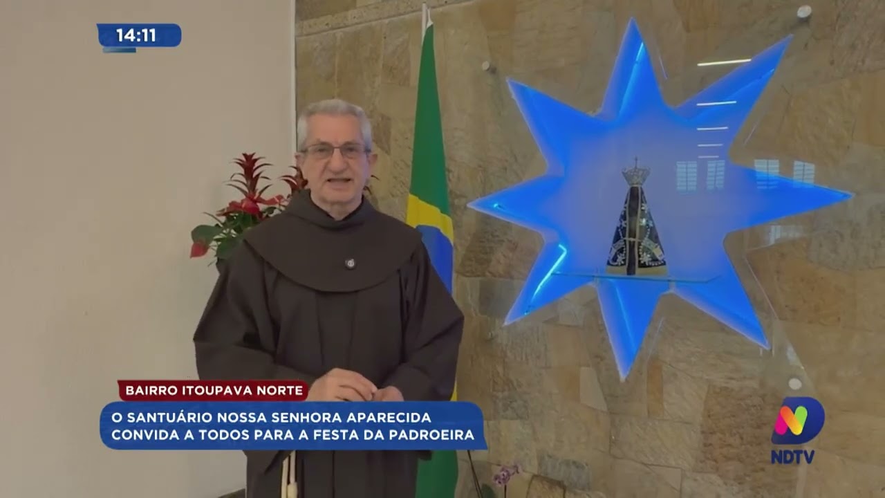Santuário Nossa Senhora Aparecida convida a todos para a festa da padroeira