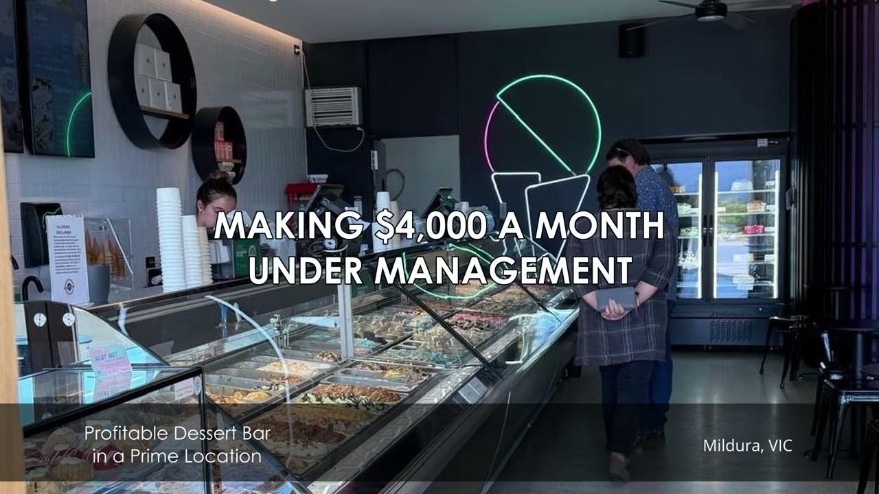 Profitable Dessert Bar in a Prime Location – Mildura, VIC