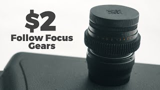 Budget Follow Focus Gear Rings
