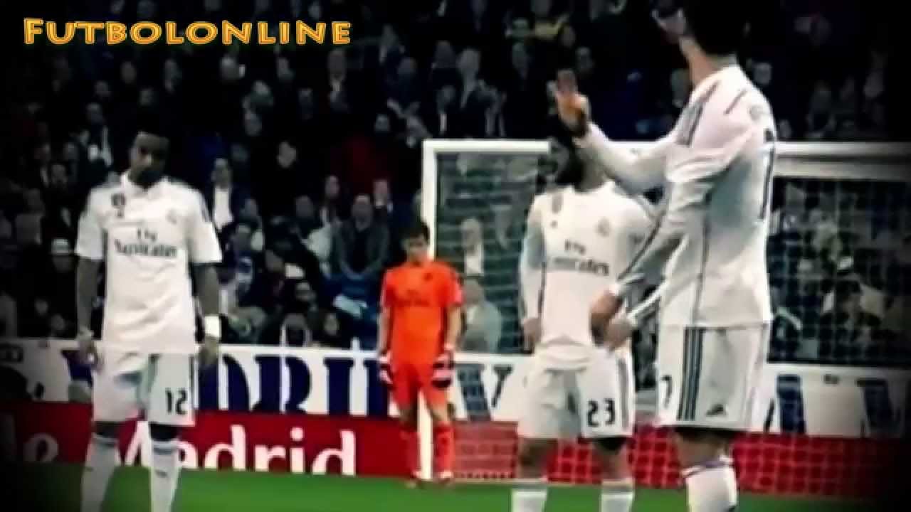 Pelea entre Cristiano Ronaldo y Marcelo durante el Real Madrid 1-1 Villareal 2015