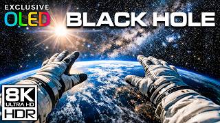 8K HDR Black Hole Journey | Interstellar Deep Space IMAX 60FPS Ultra HD